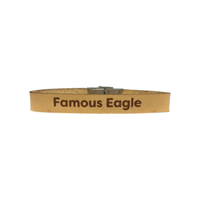 Load image into Gallery viewer, Bracelet 10MM Leather - Famous Eagle
