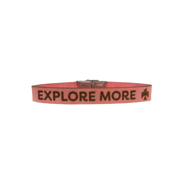 Load image into Gallery viewer, Bracelet 10MM Leather - Explore More with Thunderbird
