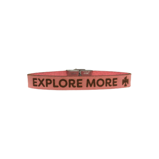 Bracelet 10MM Leather - Explore More with Thunderbird
