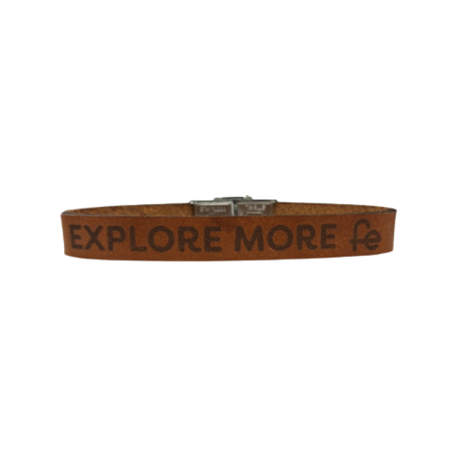 Load image into Gallery viewer, Bracelet 10MM Leather - Explore More FE
