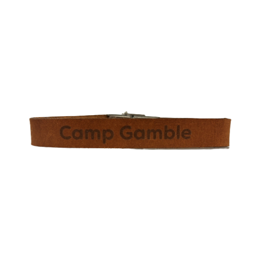 Bracelet 10MM Leather - Camp Gamble