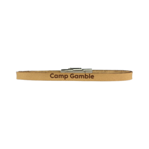 Load image into Gallery viewer, Bracelet 5MM Leather - Camp Gamble

