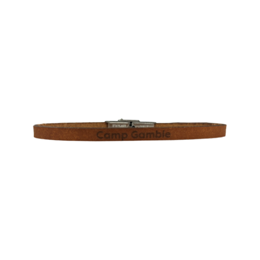 Bracelet 5MM Leather - Camp Gamble