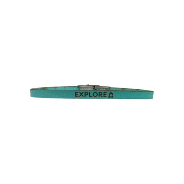 Load image into Gallery viewer, Bracelet 5MM Leather - Explore with Campfire

