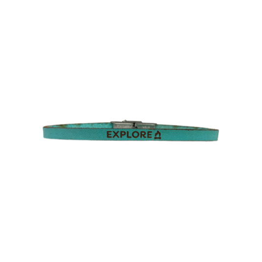 Bracelet 5MM Leather - Explore with Campfire