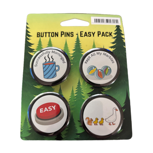 Button Pins - Easy Pack
