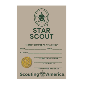 Pocket Certificate Rank Star