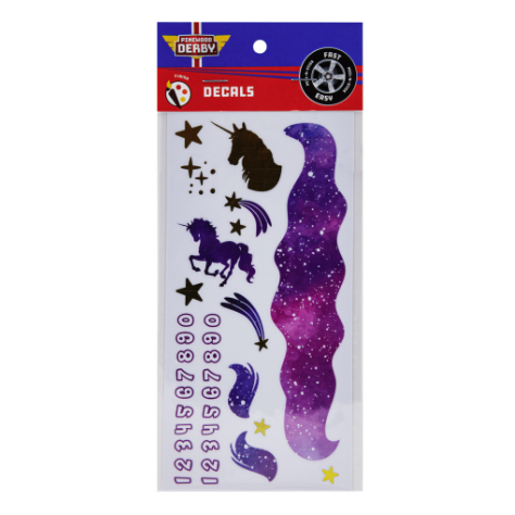 Decal PWD Unicorn Galaxy