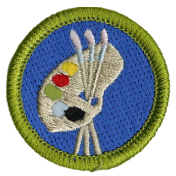 Emblem Merit Badge Art