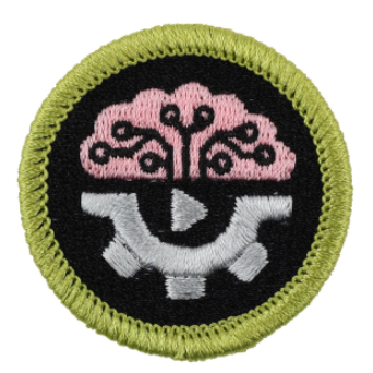 Emblem Merit Badge Artificial Intelligence - AI