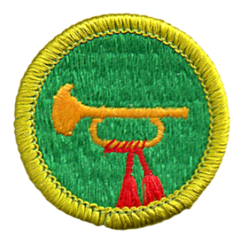 Emblem Merit Badge Bugling