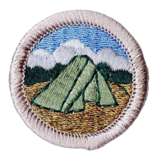 Emblem Merit Badge Camping