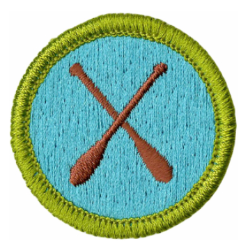 Emblem Merit Badge Canoeing