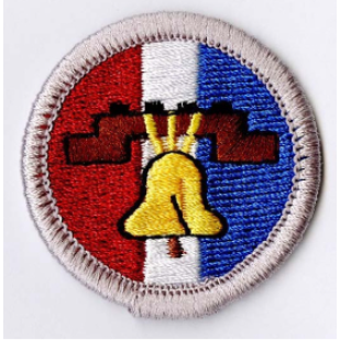 Emblem Merit Badge Citizenship in the Nation