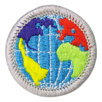 Emblem Merit Badge Citizenship in the World