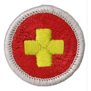 Emblem Merit Badge First Aid