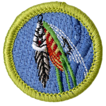 Emblem Merit Badge Fly Fishing