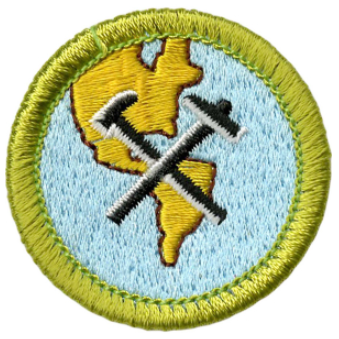 Emblem Merit Badge Geology