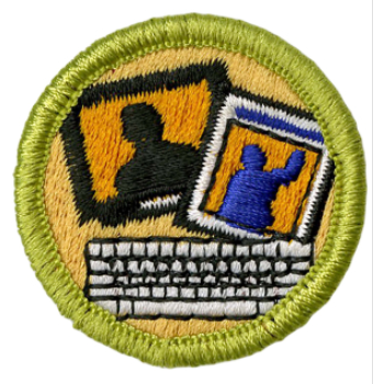 Emblem Merit Badge Journalism