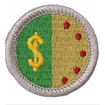 Emblem Merit Badge Personal Management
