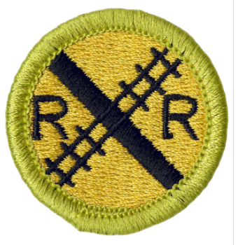 Emblem Merit Badge Railroading
