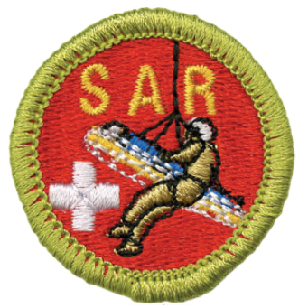 Emblem Merit Badge Search and Rescue