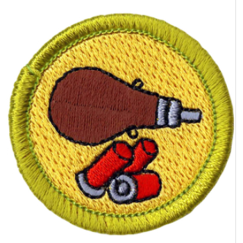 Emblem Merit Badge Shotgun Shooting