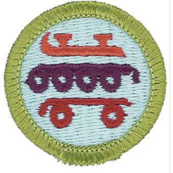 Emblem Merit Badge Skating