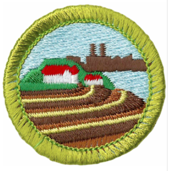 Emblem Merit Badge Soil and Water Conservation