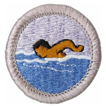 Emblem Merit Badge Swimming