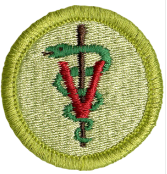 Emblem Merit Badge Veterinary Medicine