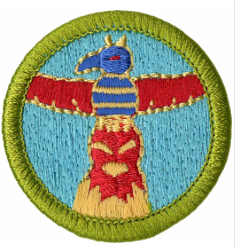 Emblem Merit Badge Woodcarving