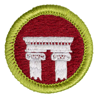 Emblem Merit Badge Architecture - 10507