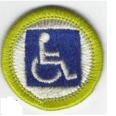 Emblem Merit Badge Disabilities Awareness