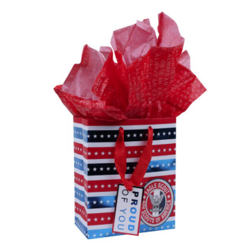 Gift Bag Small with Tissue - Eagle Scout
