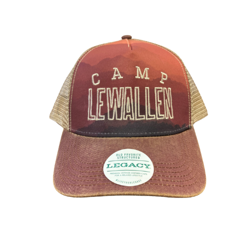 Hat - Camp Lewallen Embroidered with Mountains