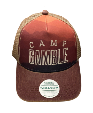 Hat - Camp Gamble Embroidered with Mountains