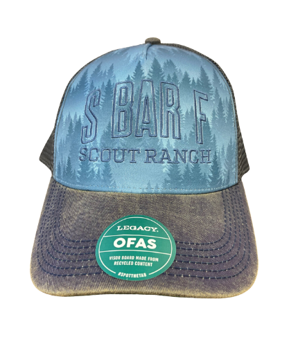 Hat - S bar F Embroidered with Trees