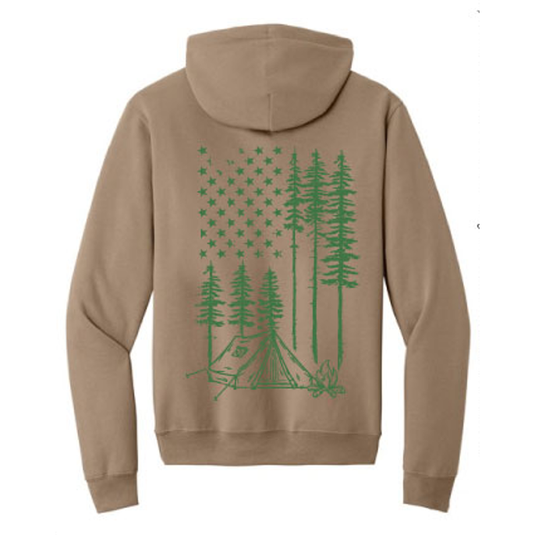 Hoodie Famous Eagle Flag