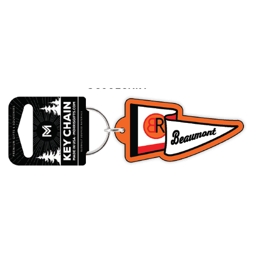 Keychain Pennant Flag Beaumont