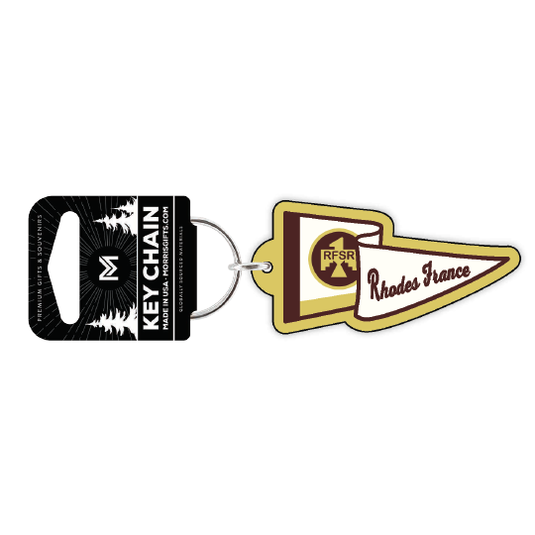 Keychain Pennant Flag Rhodes France