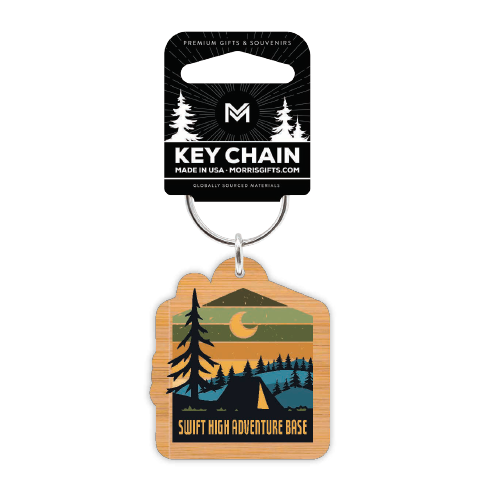 Keychain Bamboo Colors with Tent Swift