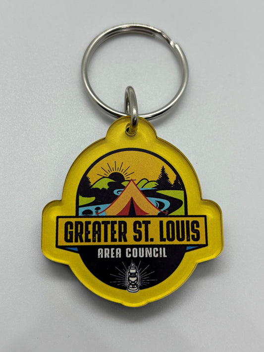 Keychain 1/4" Dual Layer Acrylic - Council