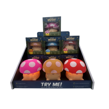 Load image into Gallery viewer, Light Mushi Mushroom with Lanyard
