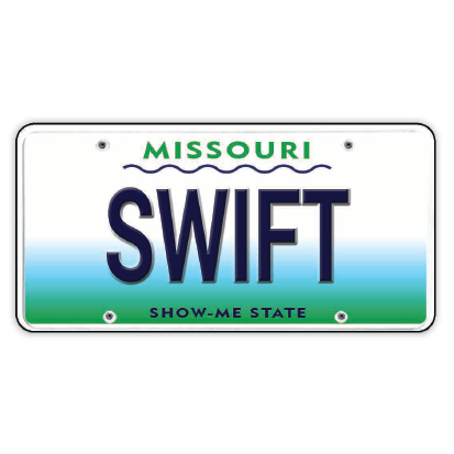 Magnet License Plate Swift