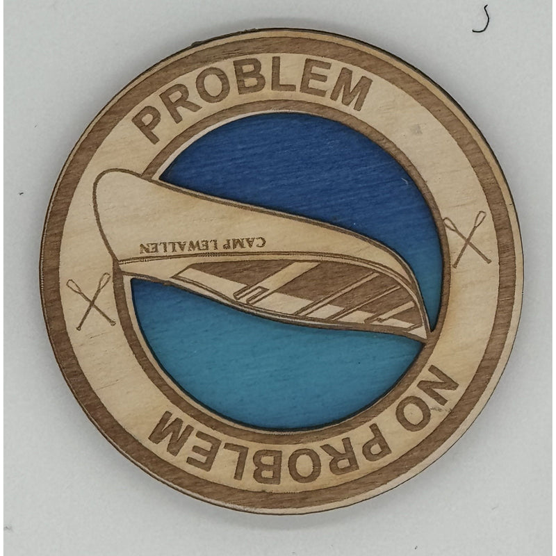 Load image into Gallery viewer, Magnet Problem/No Problem Camp Lewallen
