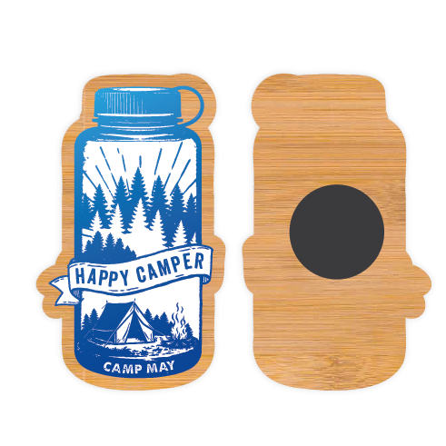Magnet Bamboo Water Bottle Camp May