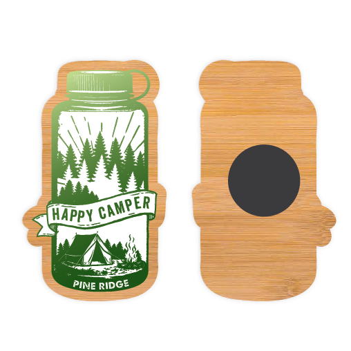 Magnet Bamboo Water Bottle Pine Ridge