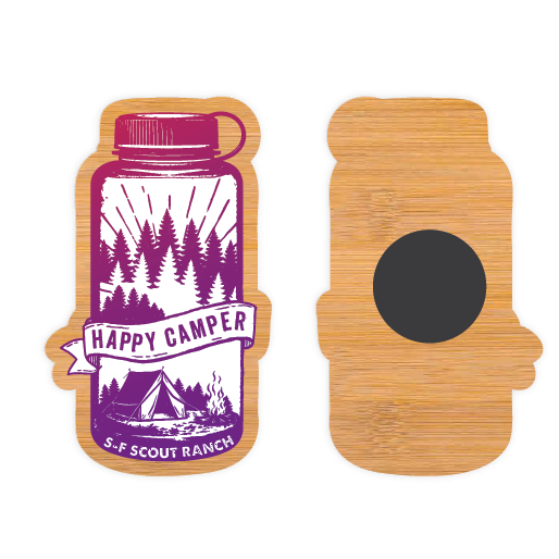Magnet Bamboo Water Bottle S-F Scout Ranch