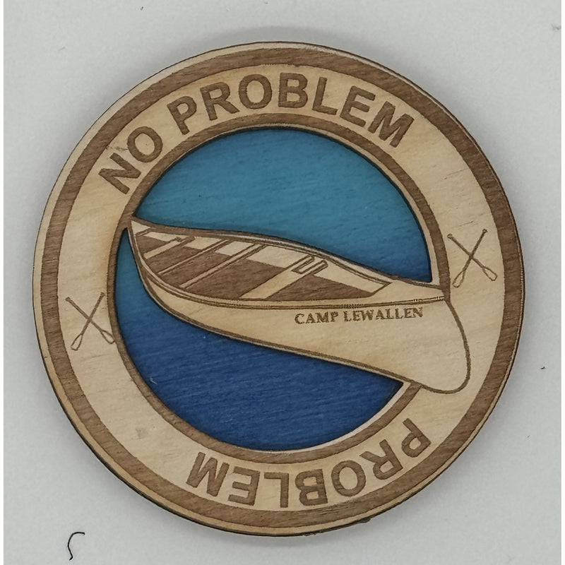 Load image into Gallery viewer, Magnet Problem/No Problem Camp Lewallen
